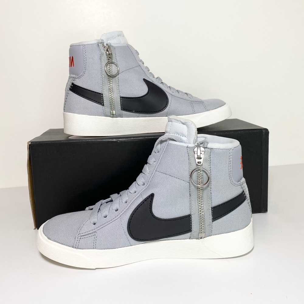 🔥Nike Womens Blazer Mid Rebel ‘Wolf Grey’ NEW - Picture 10 of 12